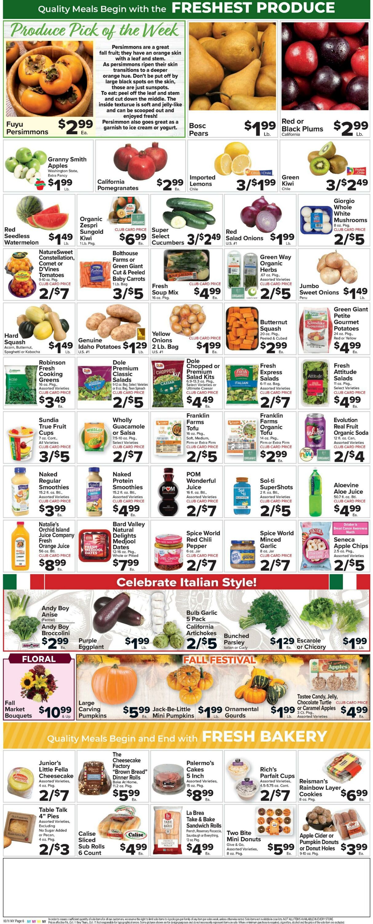 Weekly ad Food Town 10/11/2024 - 10/17/2024