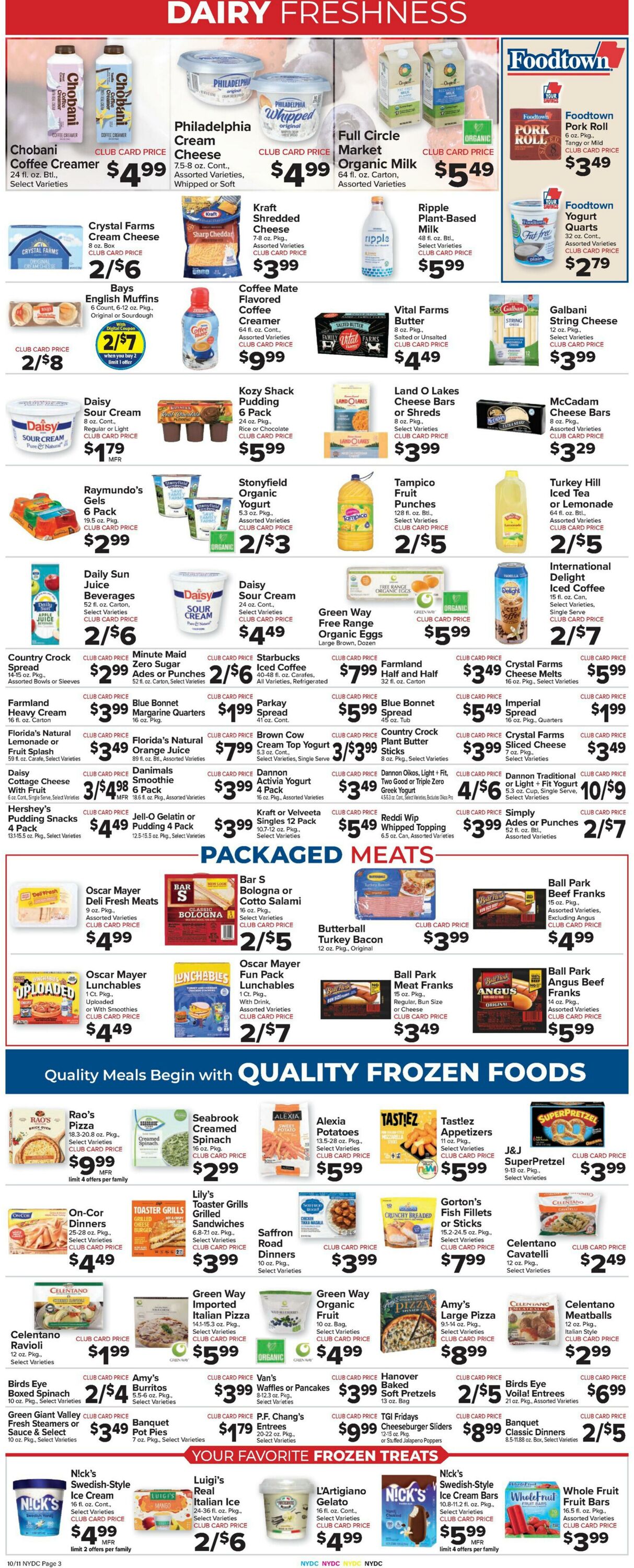 Weekly ad Food Town 10/11/2024 - 10/17/2024