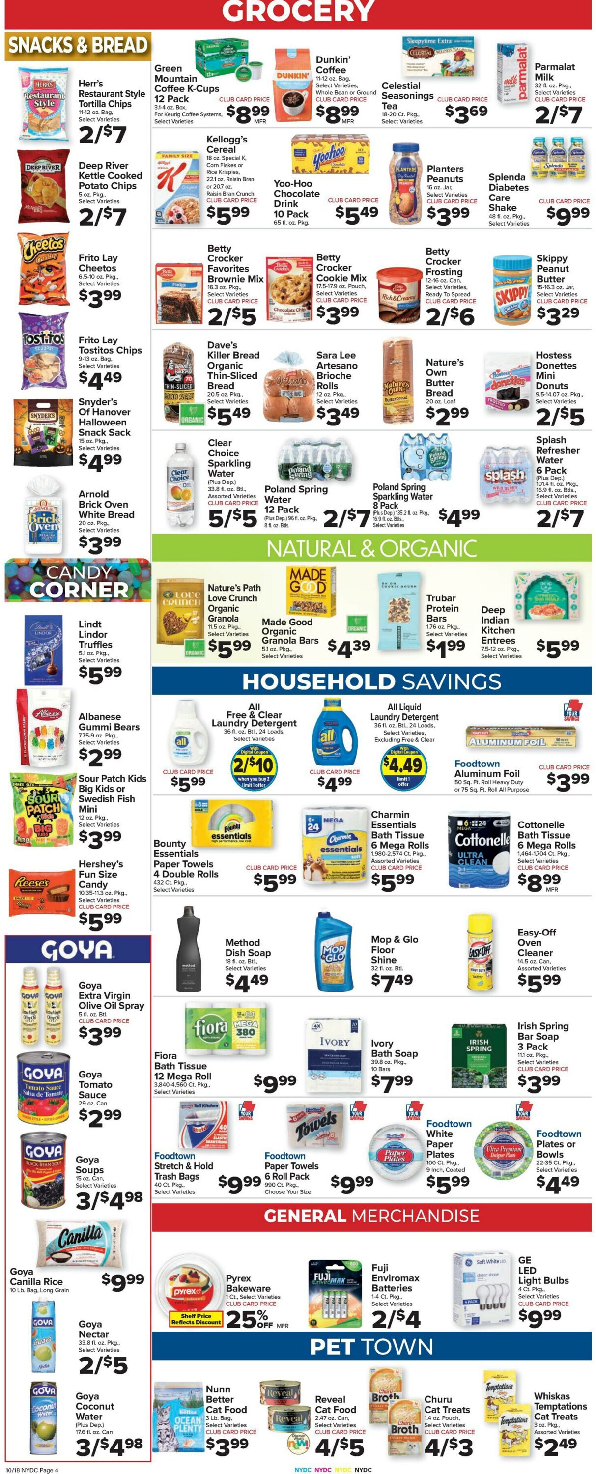 Weekly ad Food Town 10/18/2024 - 10/24/2024