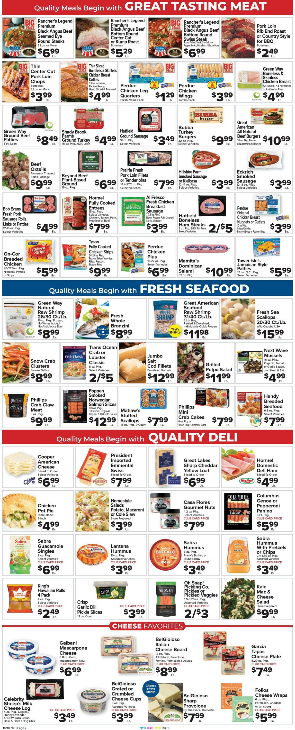 Weekly ad Food Town 10/18/2024 - 10/24/2024