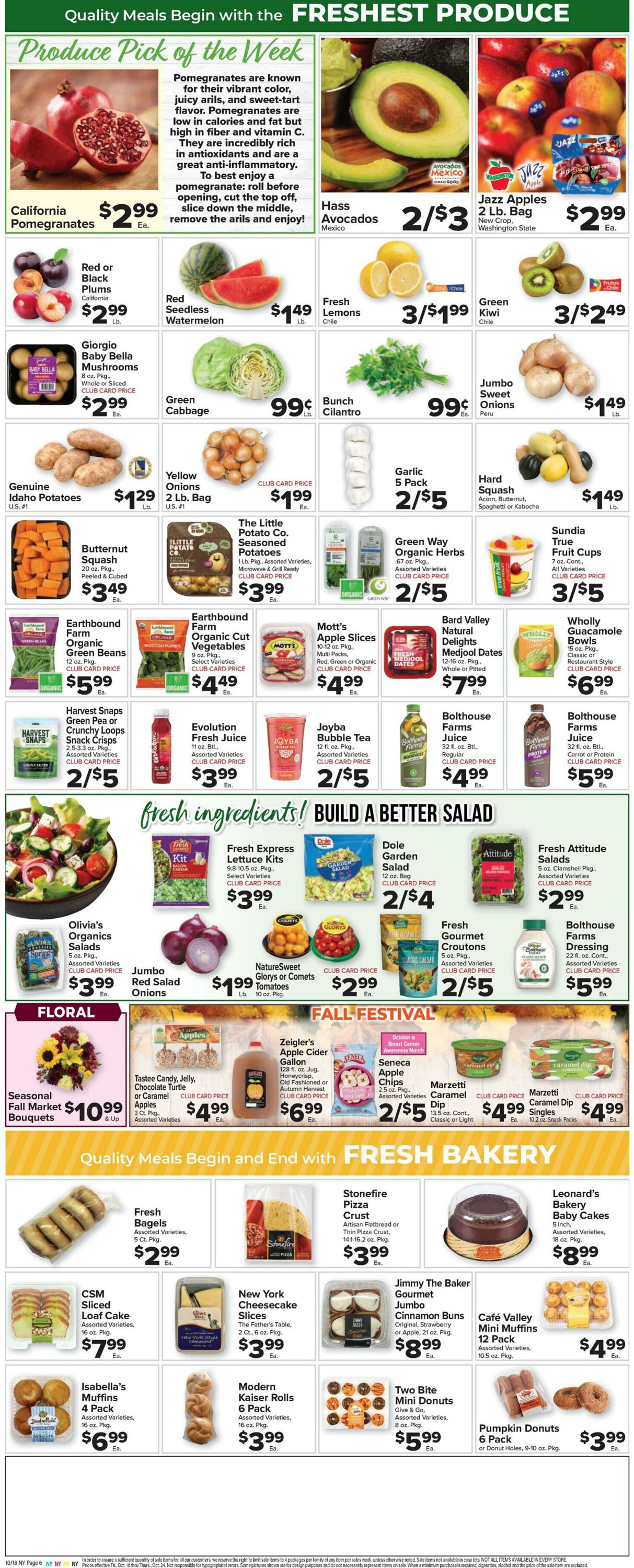 Weekly ad Food Town 10/18/2024 - 10/24/2024