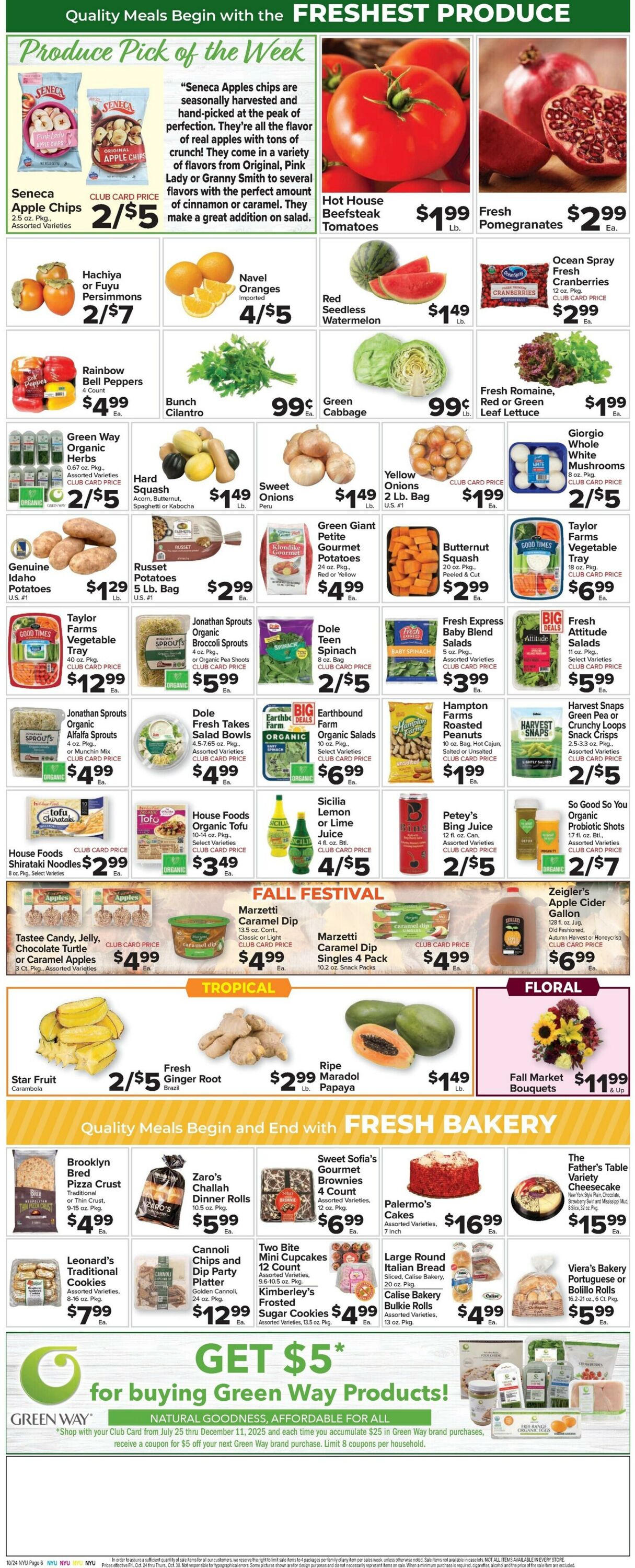 Weekly ad Food Town 10/24/2025 - 10/30/2025