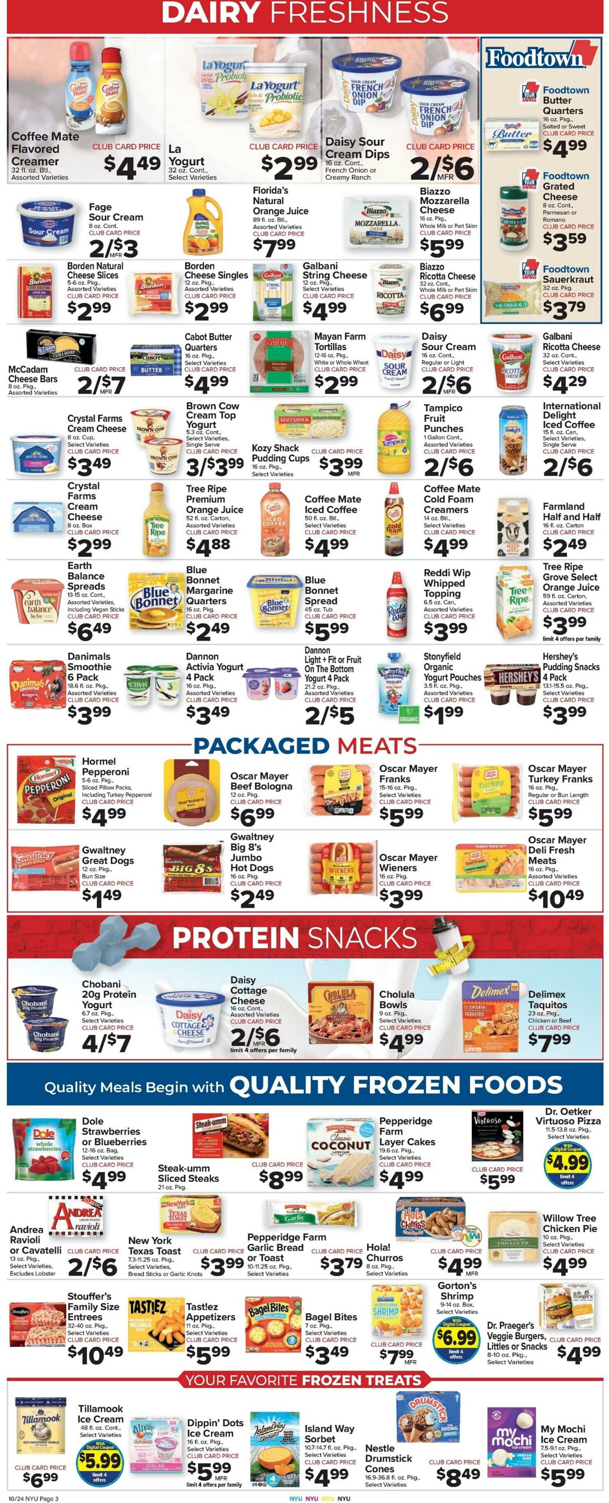 Weekly ad Food Town 10/24/2025 - 10/30/2025