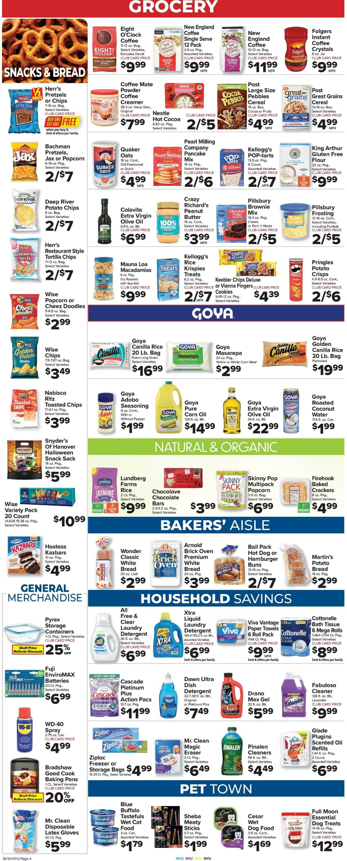 Weekly ad Food Town 10/24/2025 - 10/30/2025