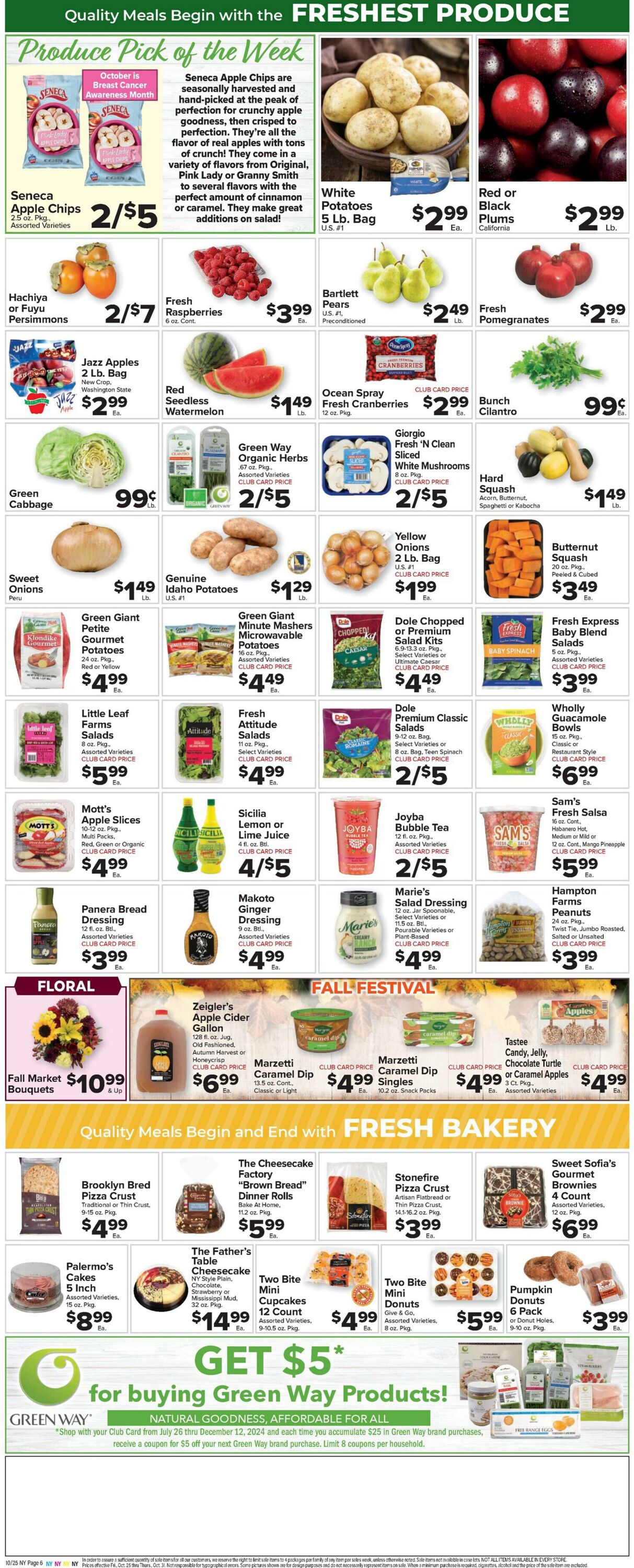 Weekly ad Food Town 10/25/2024 - 10/31/2024