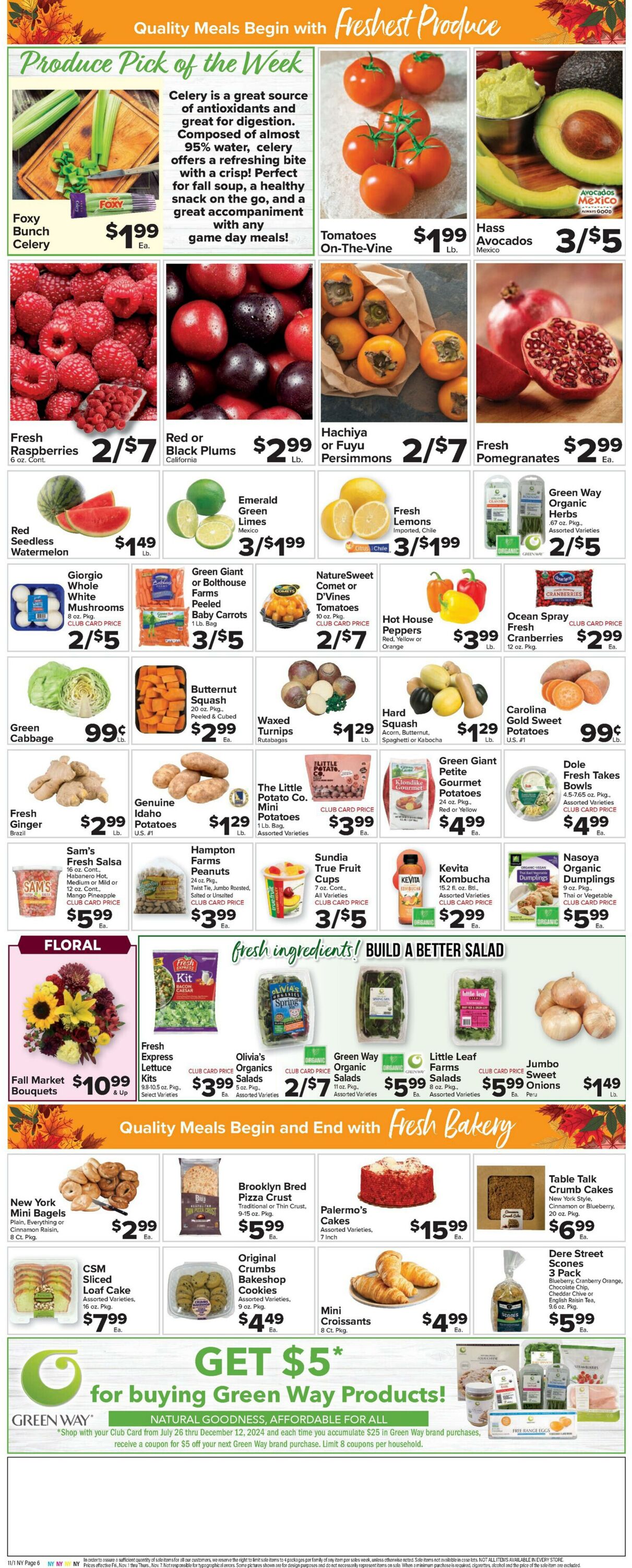 Weekly ad Food Town 11/01/2024 - 11/07/2024