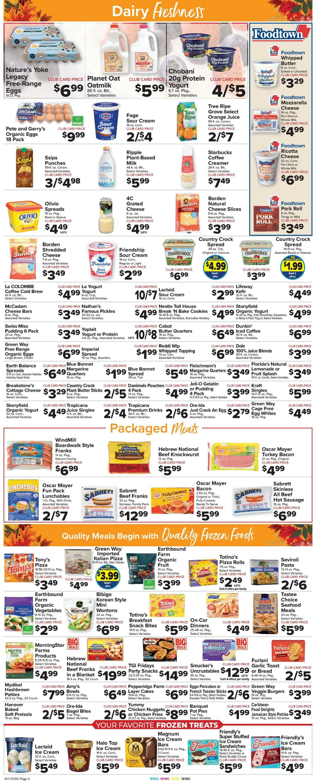 Weekly ad Food Town 11/01/2024 - 11/07/2024