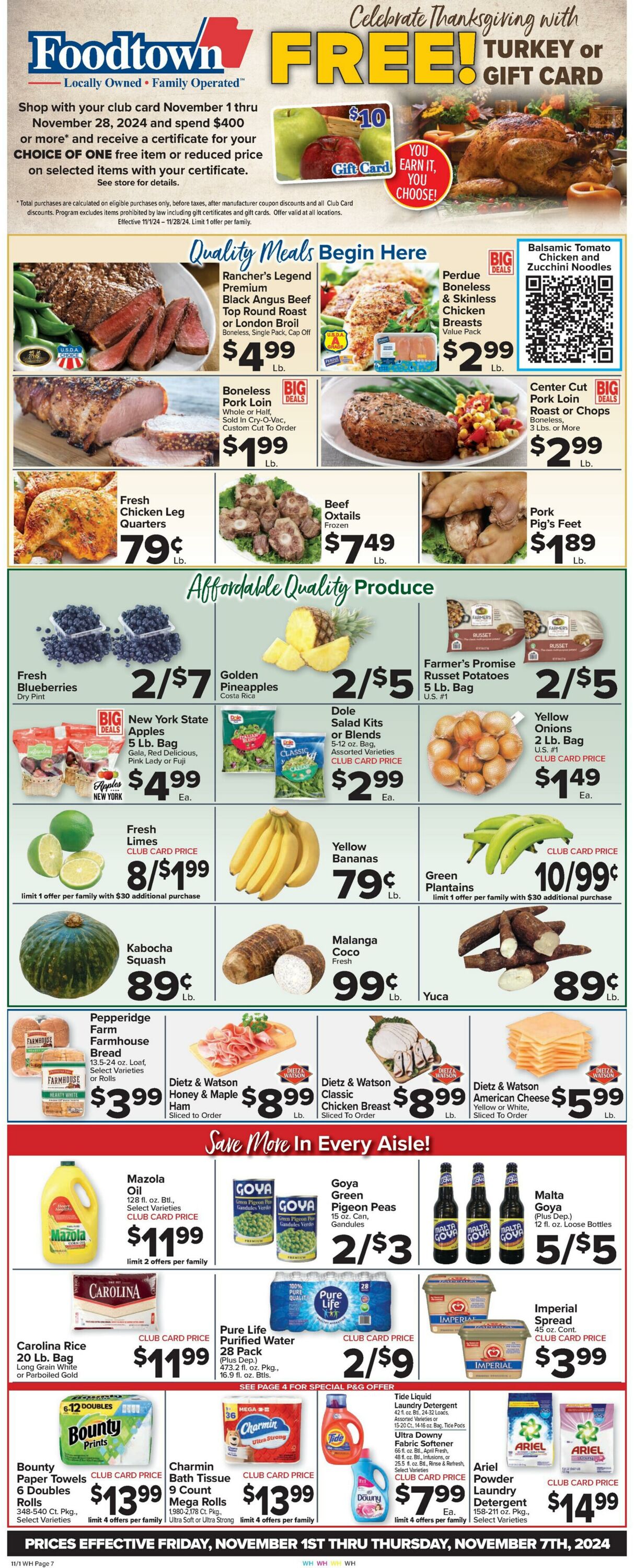 Food Town Promotional weekly ads