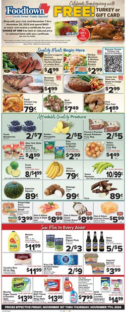 Weekly ad Food Town 10/07/2022 - 10/13/2022