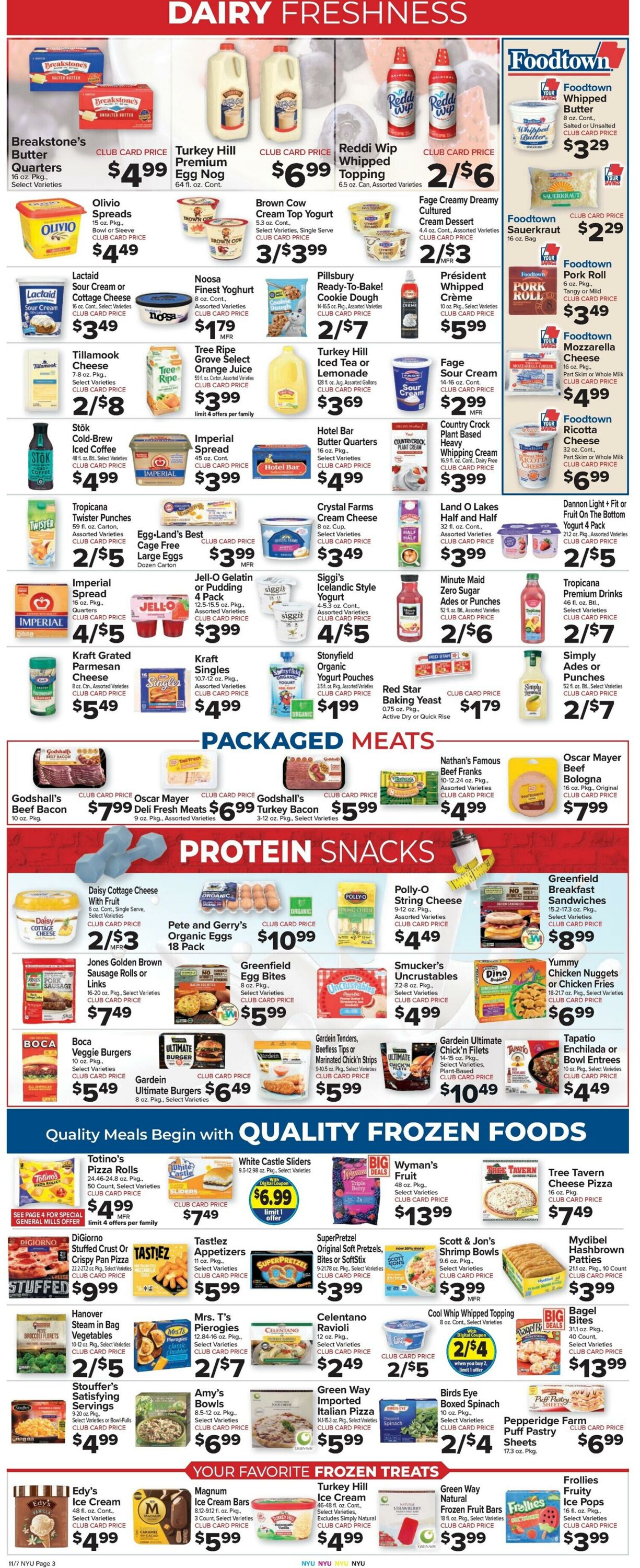 Weekly ad Food Town 11/07/2025 - 11/13/2025