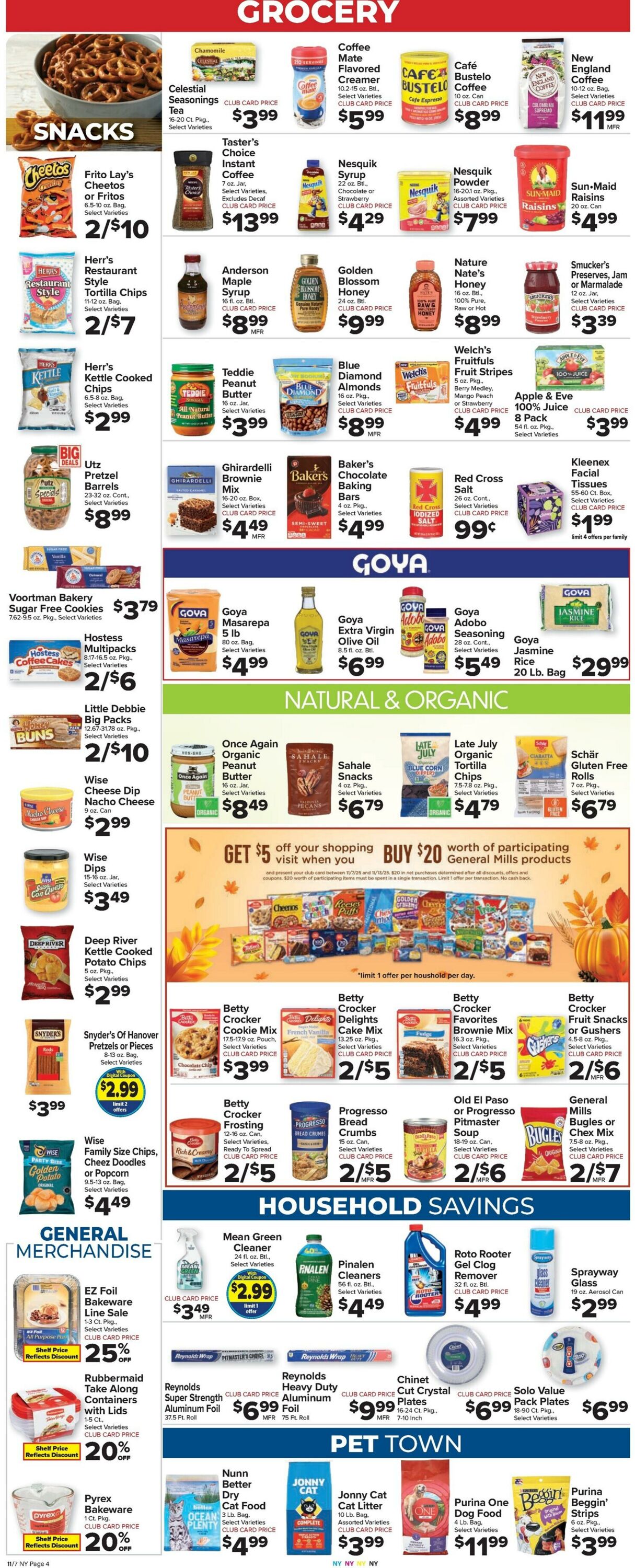 Weekly ad Food Town 11/07/2025 - 11/13/2025