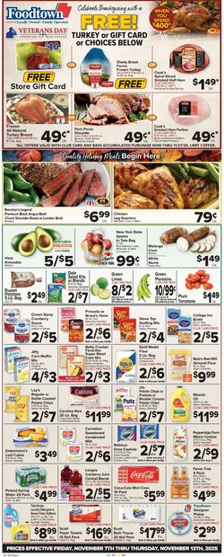 Weekly ad Food Town 11/07/2025 - 11/13/2025