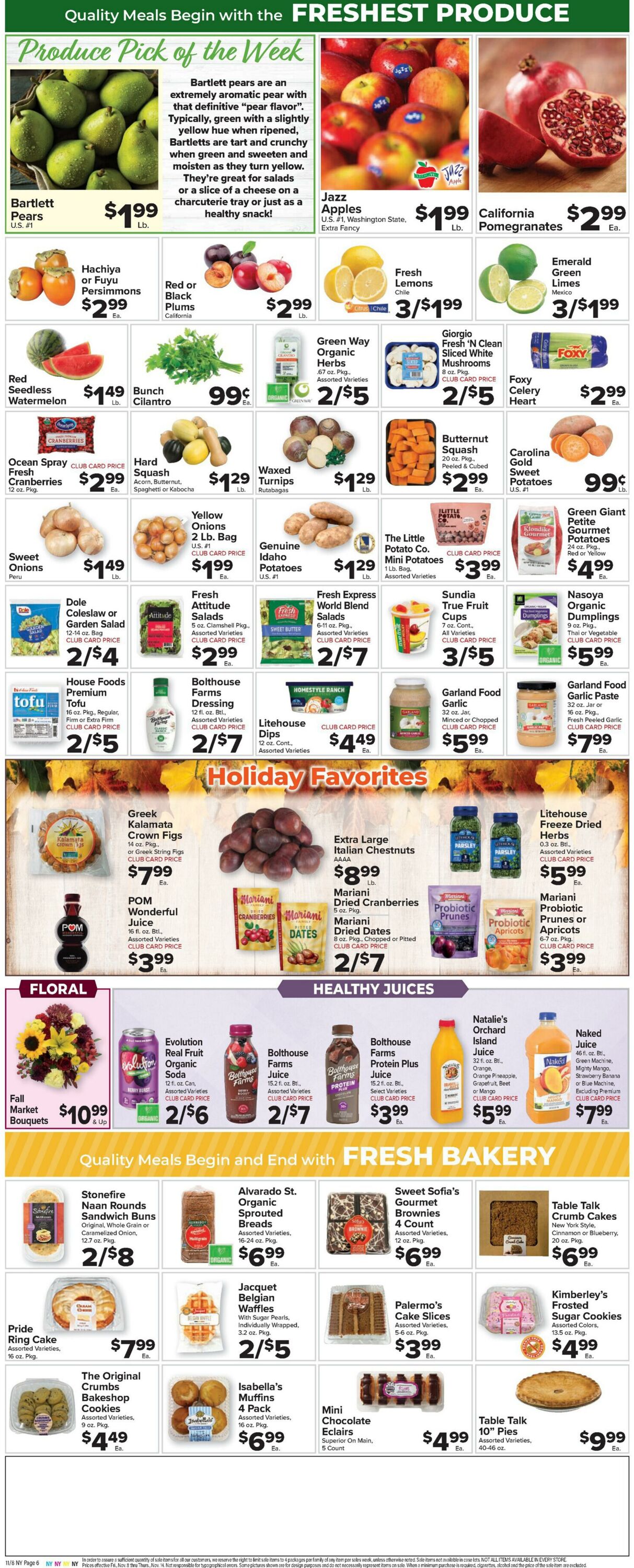 Weekly ad Food Town 11/08/2024 - 11/14/2024