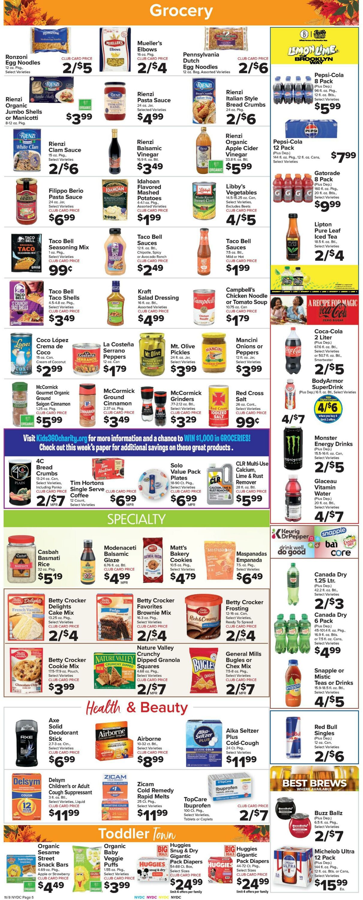 Weekly ad Food Town 11/08/2024 - 11/14/2024