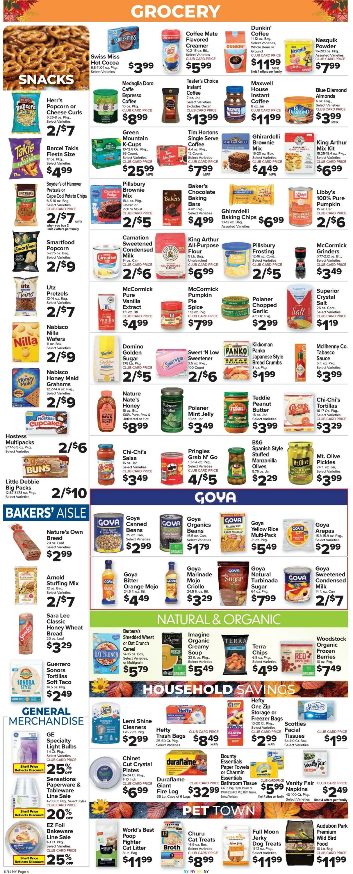 Weekly ad Food Town 11/14/2025 - 11/20/2025
