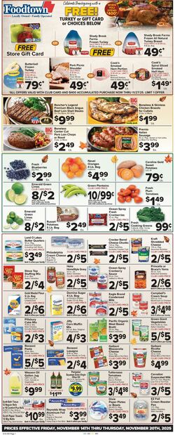 Weekly ad Food Town 11/14/2025 - 11/20/2025