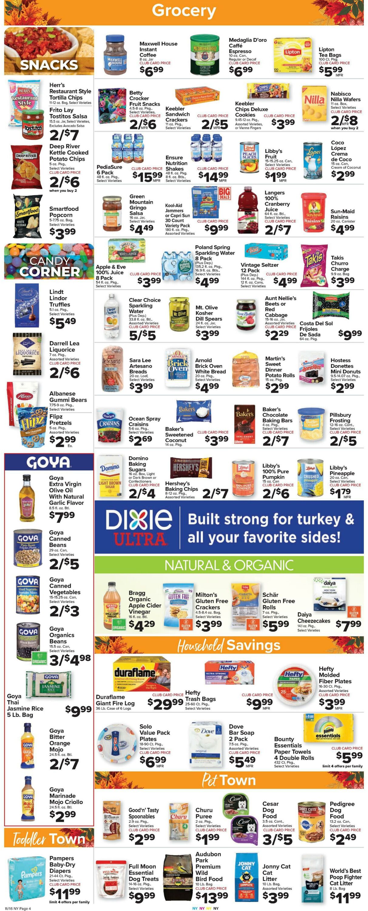 Weekly ad Food Town 11/15/2024 - 11/21/2024