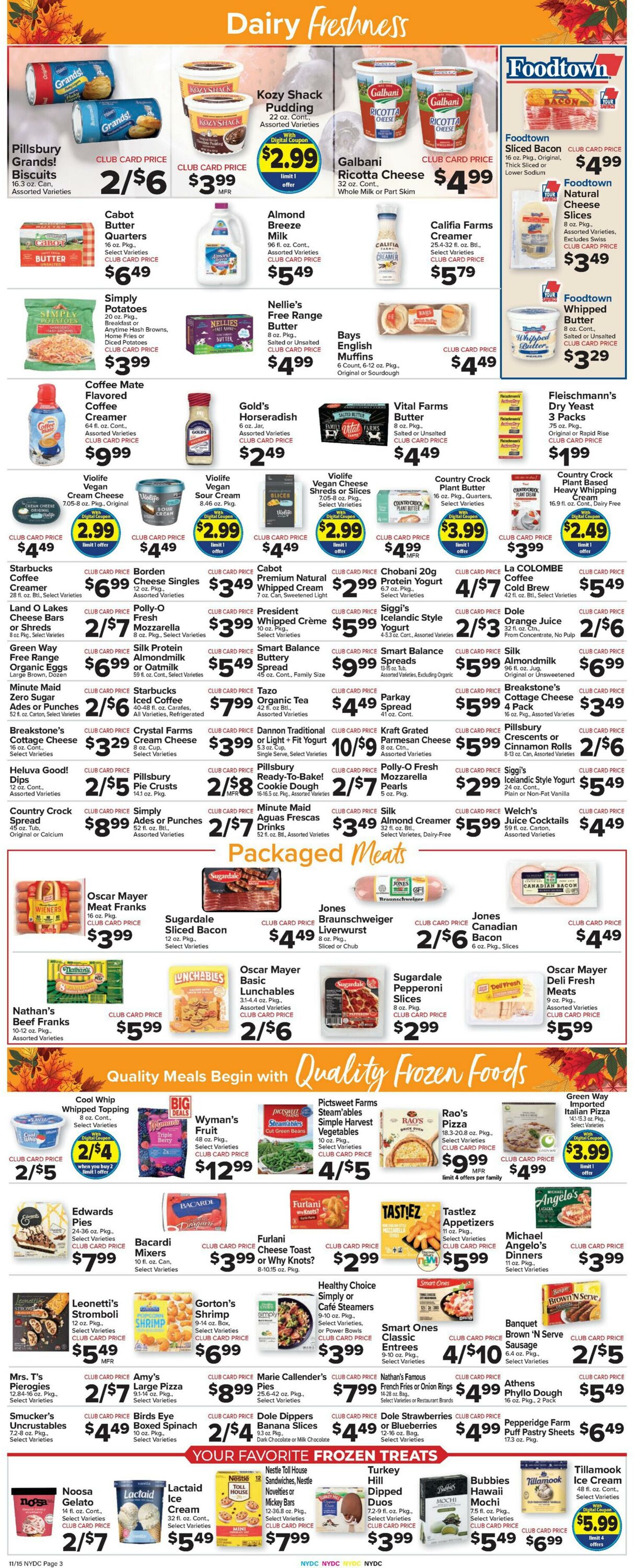 Weekly ad Food Town 11/15/2024 - 11/21/2024