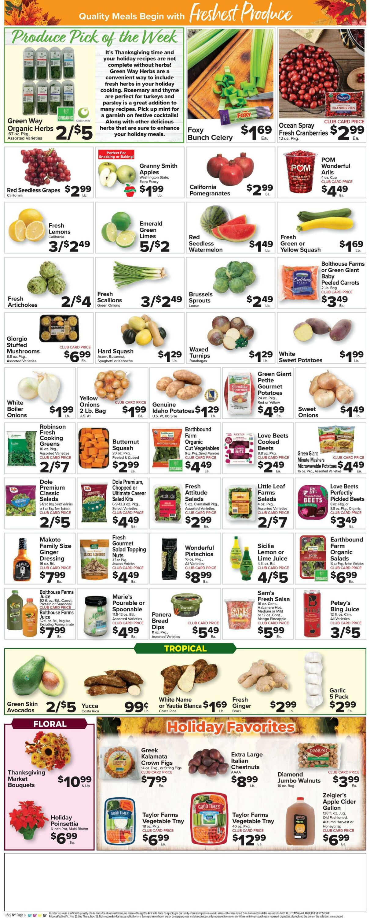 Weekly ad Food Town 11/22/2024 - 11/28/2024