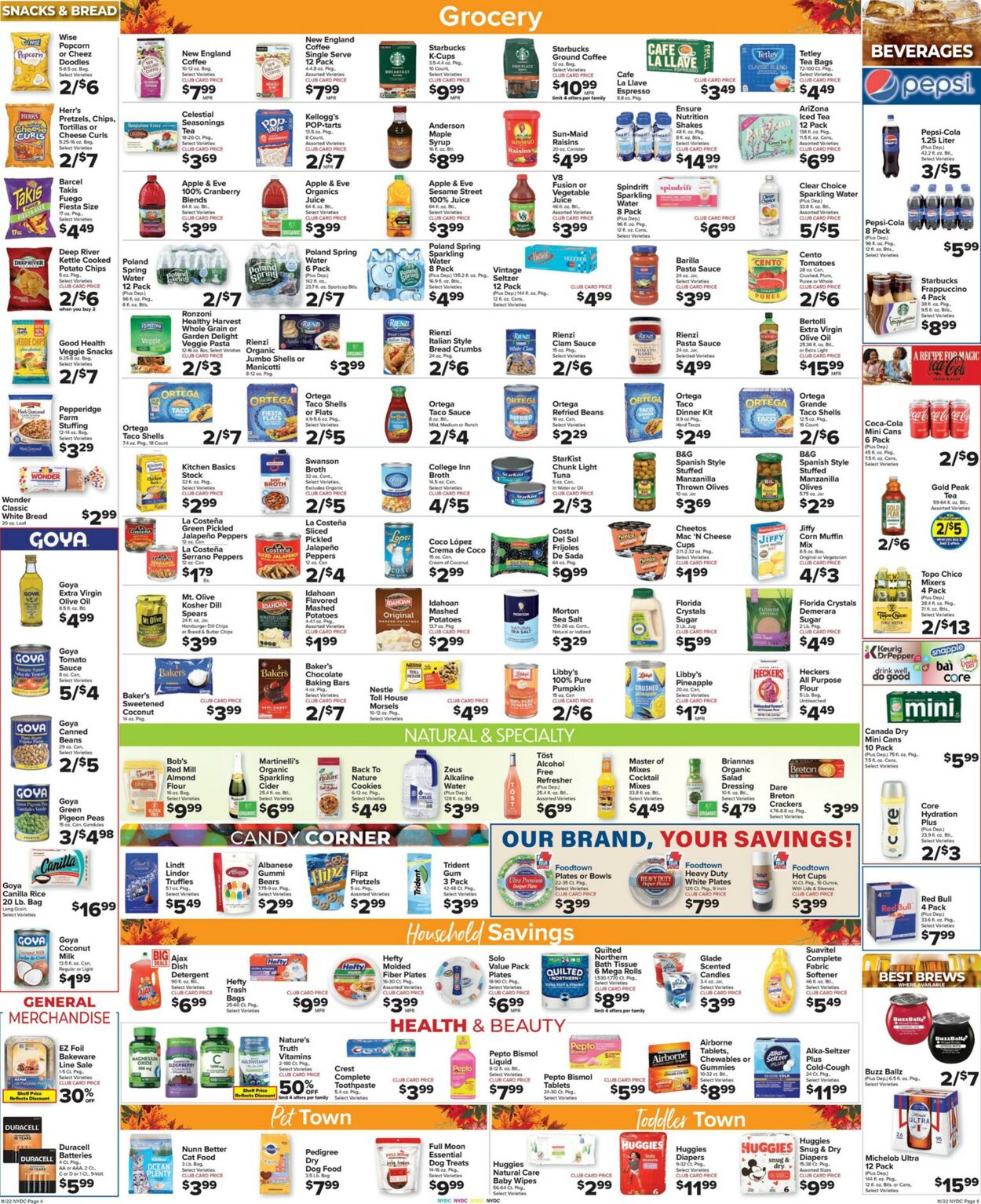 Weekly ad Food Town 11/22/2024 - 11/28/2024