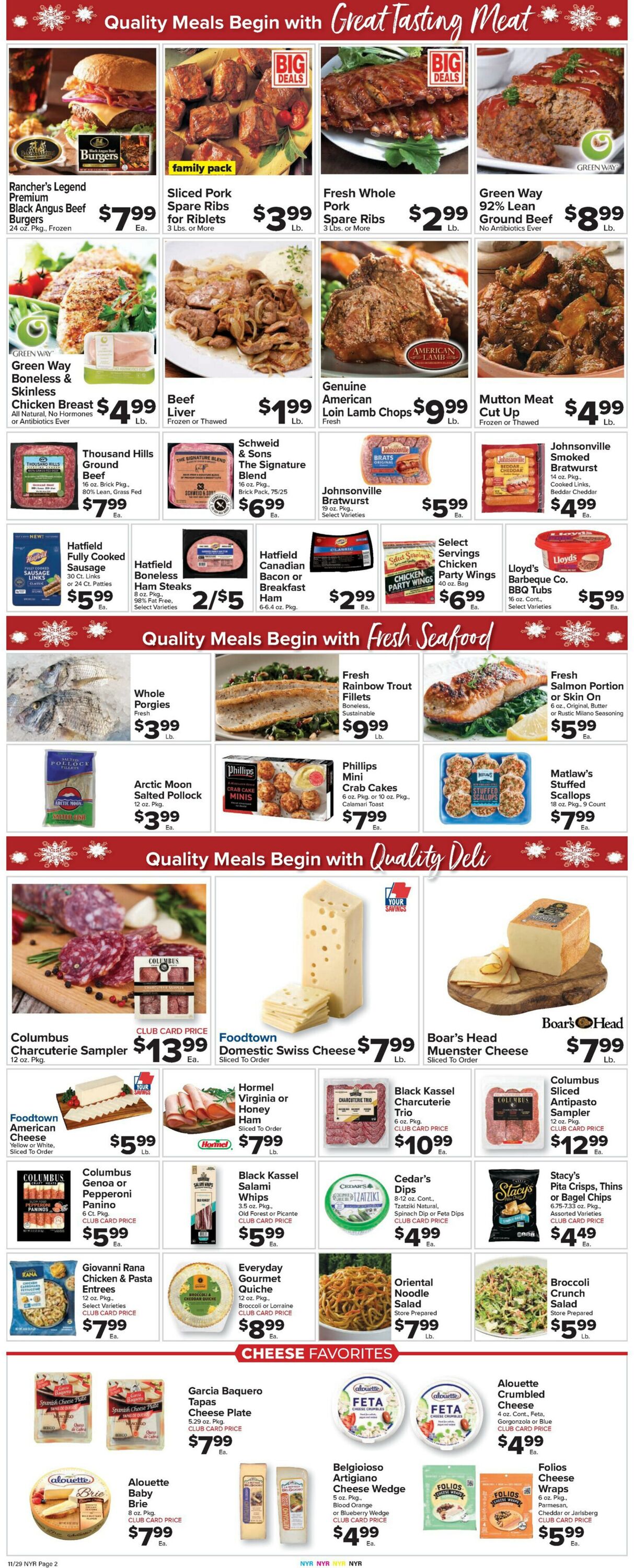 Weekly ad Food Town 11/29/2024 - 12/05/2024