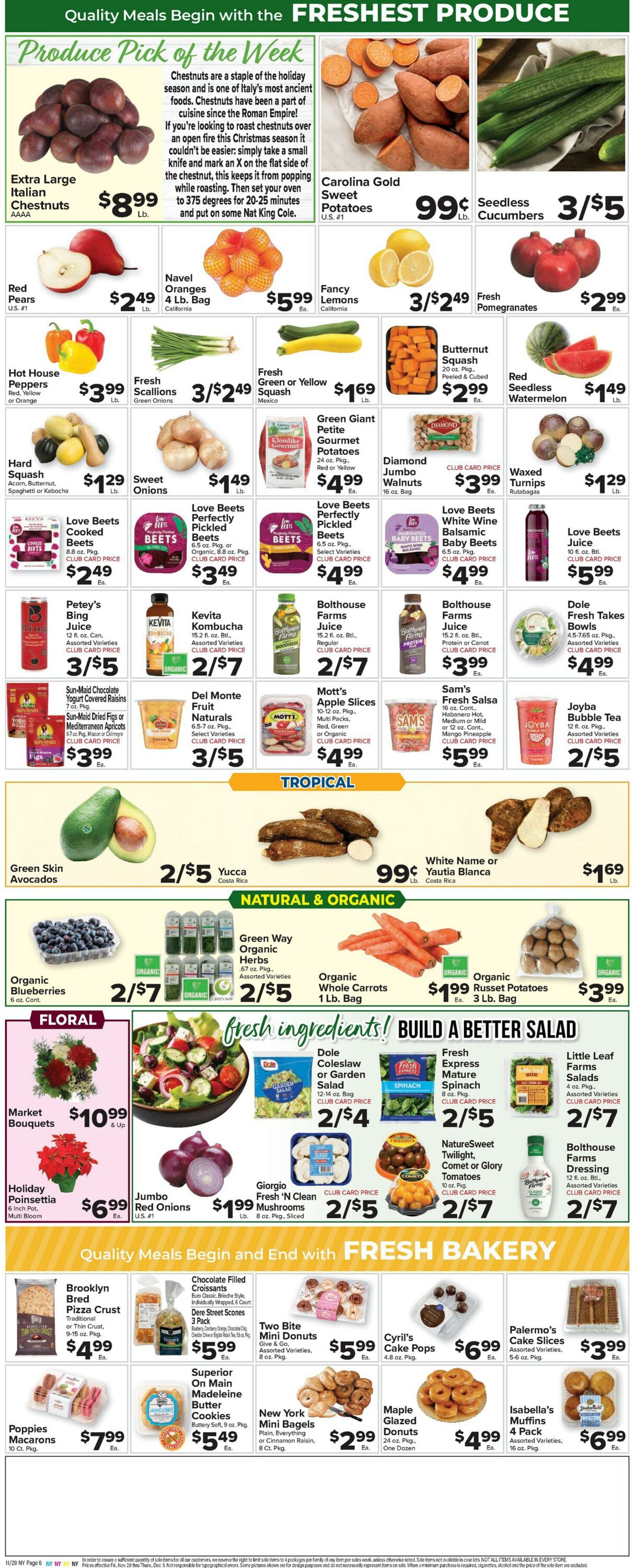 Weekly ad Food Town 11/29/2024 - 12/05/2024