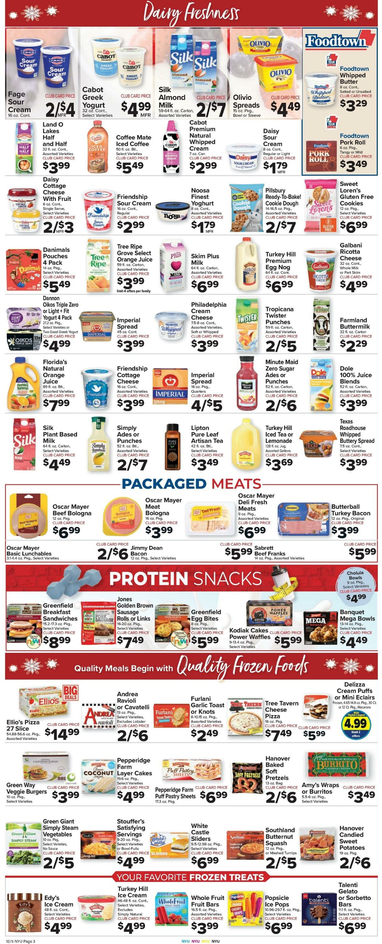 Weekly ad Food Town 12/05/2025 - 12/11/2025