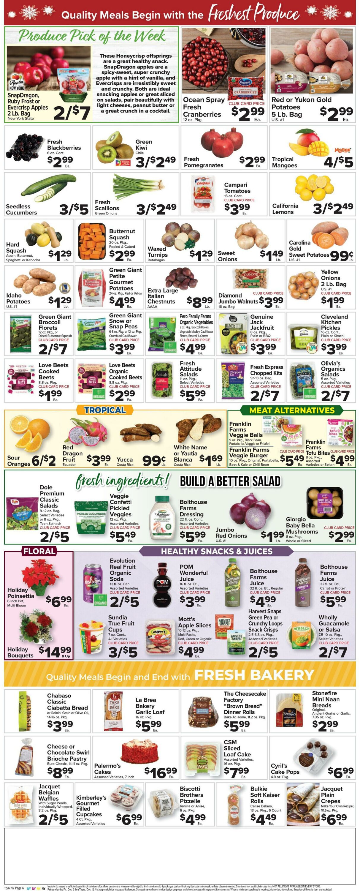 Weekly ad Food Town 12/06/2024 - 12/12/2024