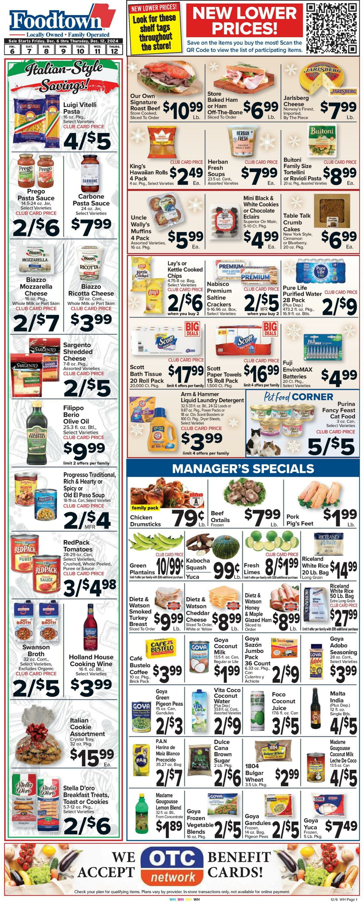 Weekly ad Food Town 12/06/2024 - 12/12/2024