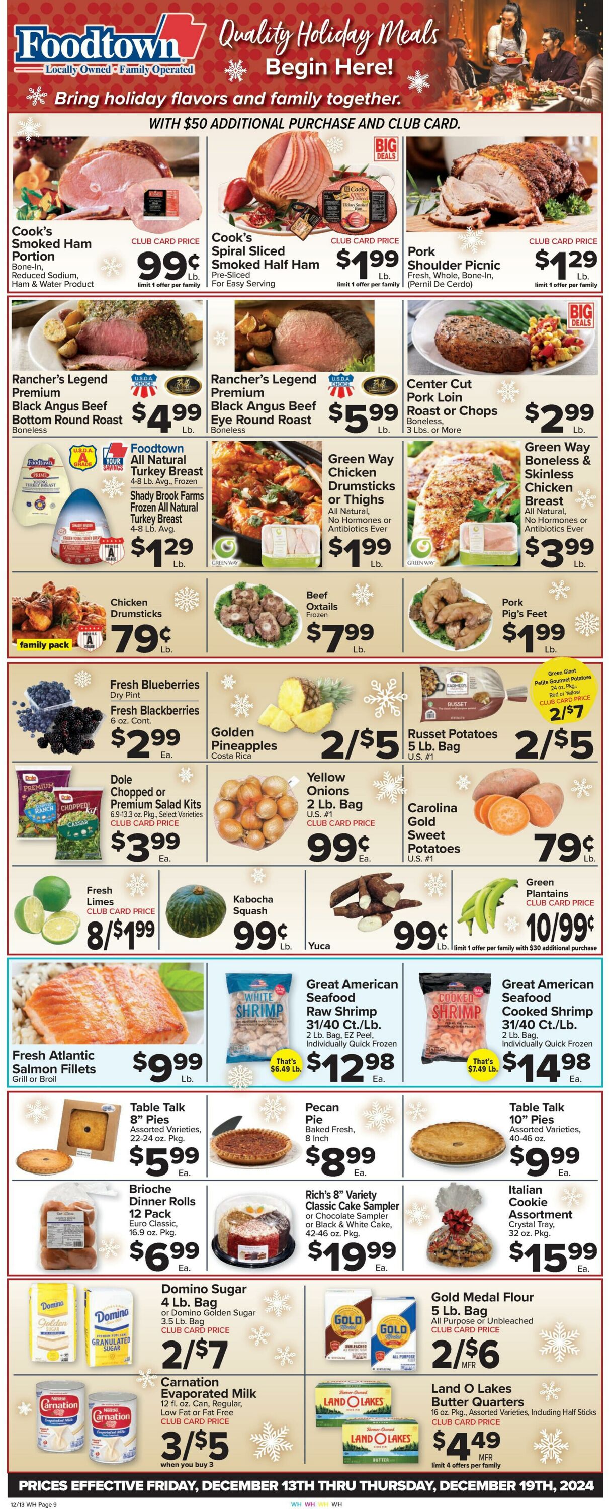 Weekly ad Food Town 12/13/2024 - 12/19/2024