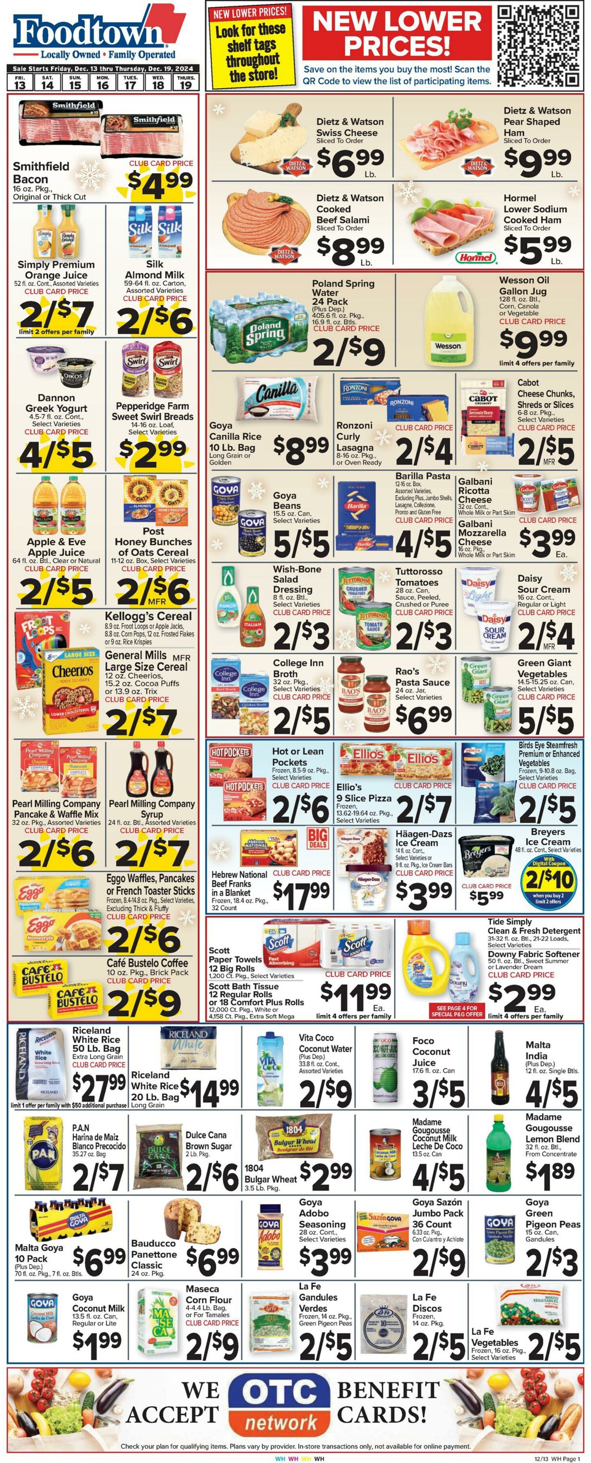 Weekly ad Food Town 12/13/2024 - 12/19/2024