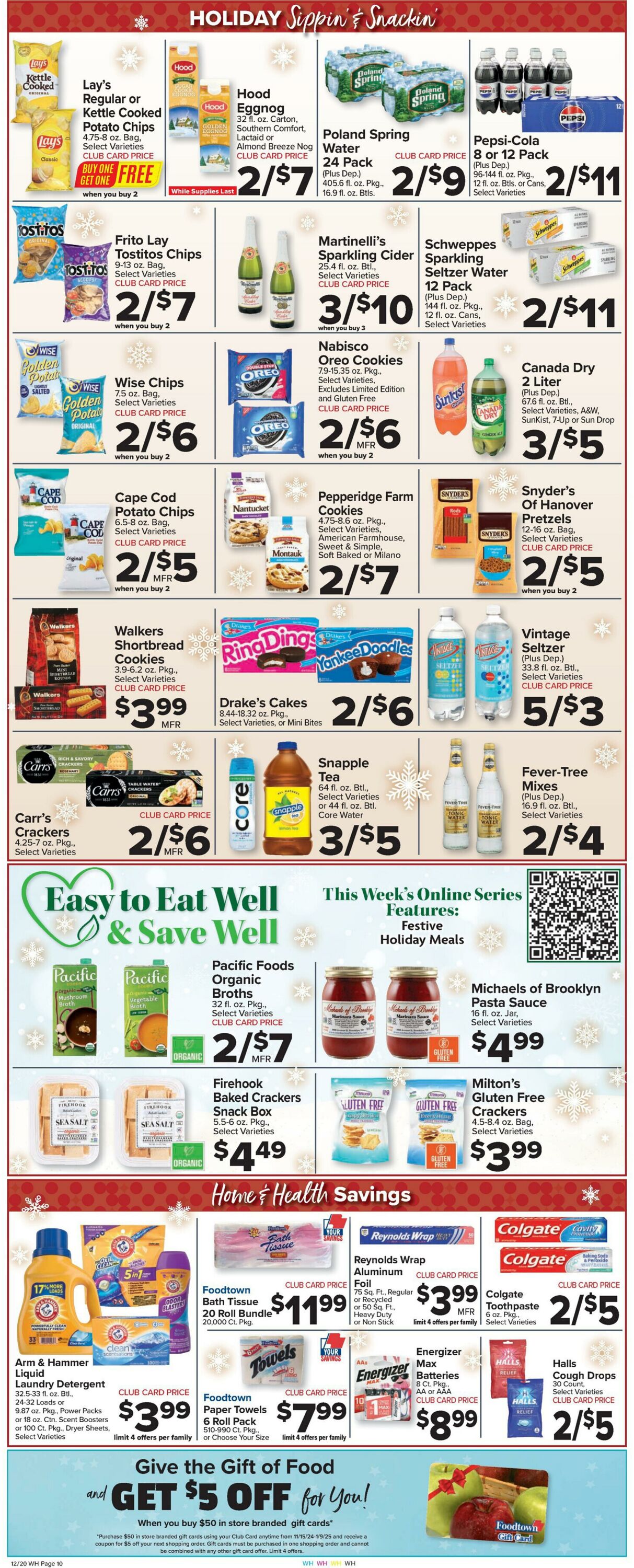 Weekly ad Food Town 12/20/2024 - 12/26/2024