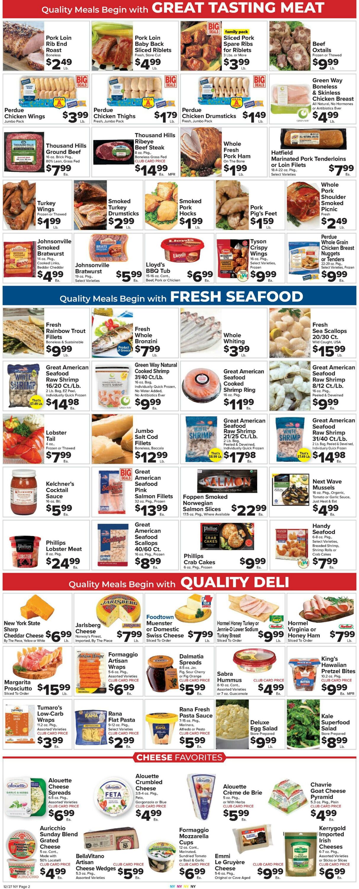 Weekly ad Food Town 12/27/2024 - 01/02/2025