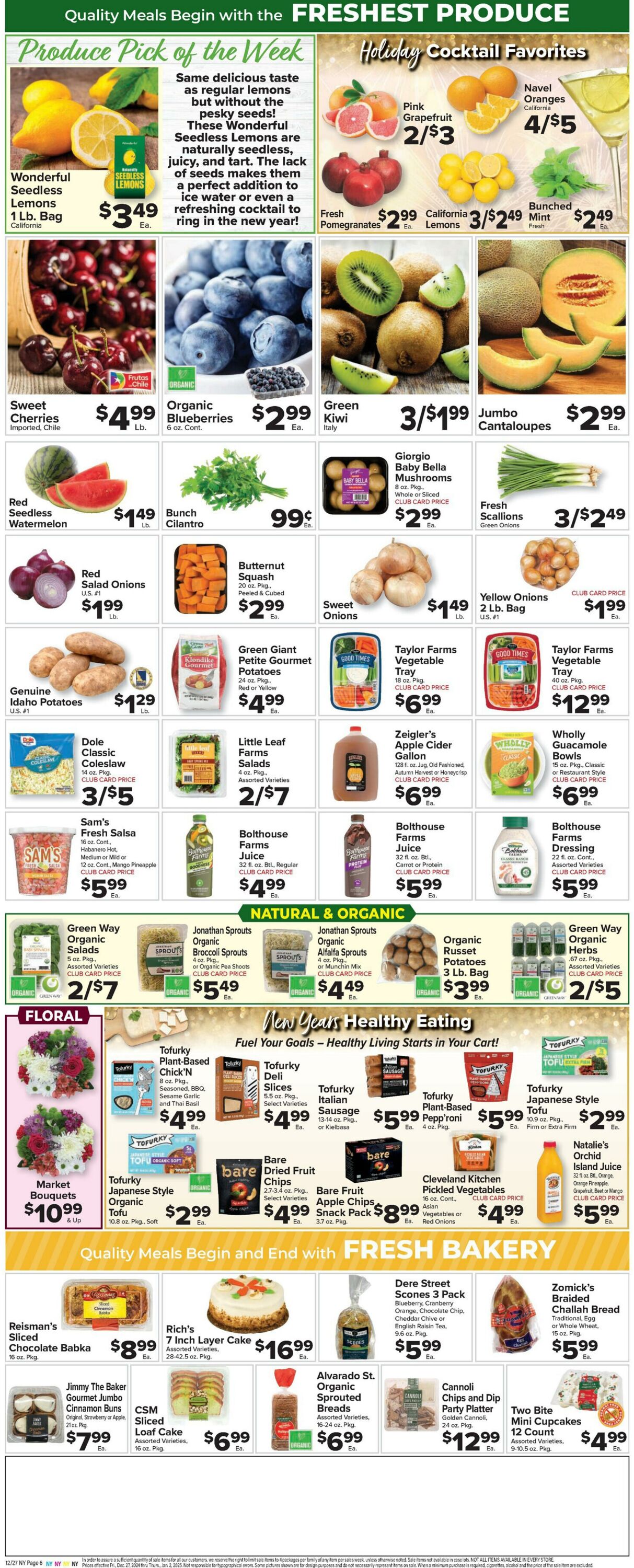 Weekly ad Food Town 12/27/2024 - 01/02/2025