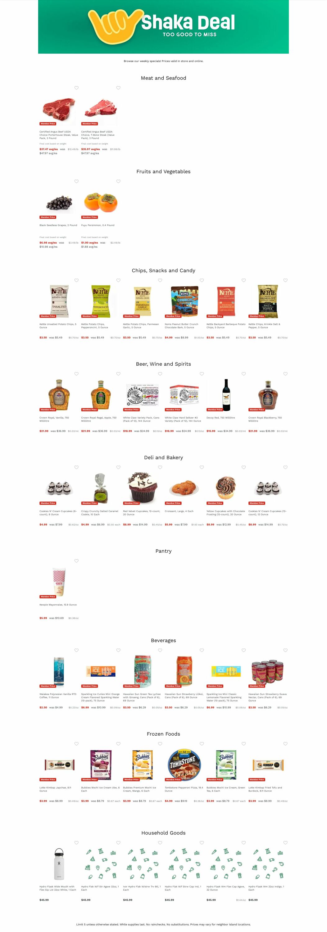 Weekly ad Foodland 10/27/2025 - 11/05/2025