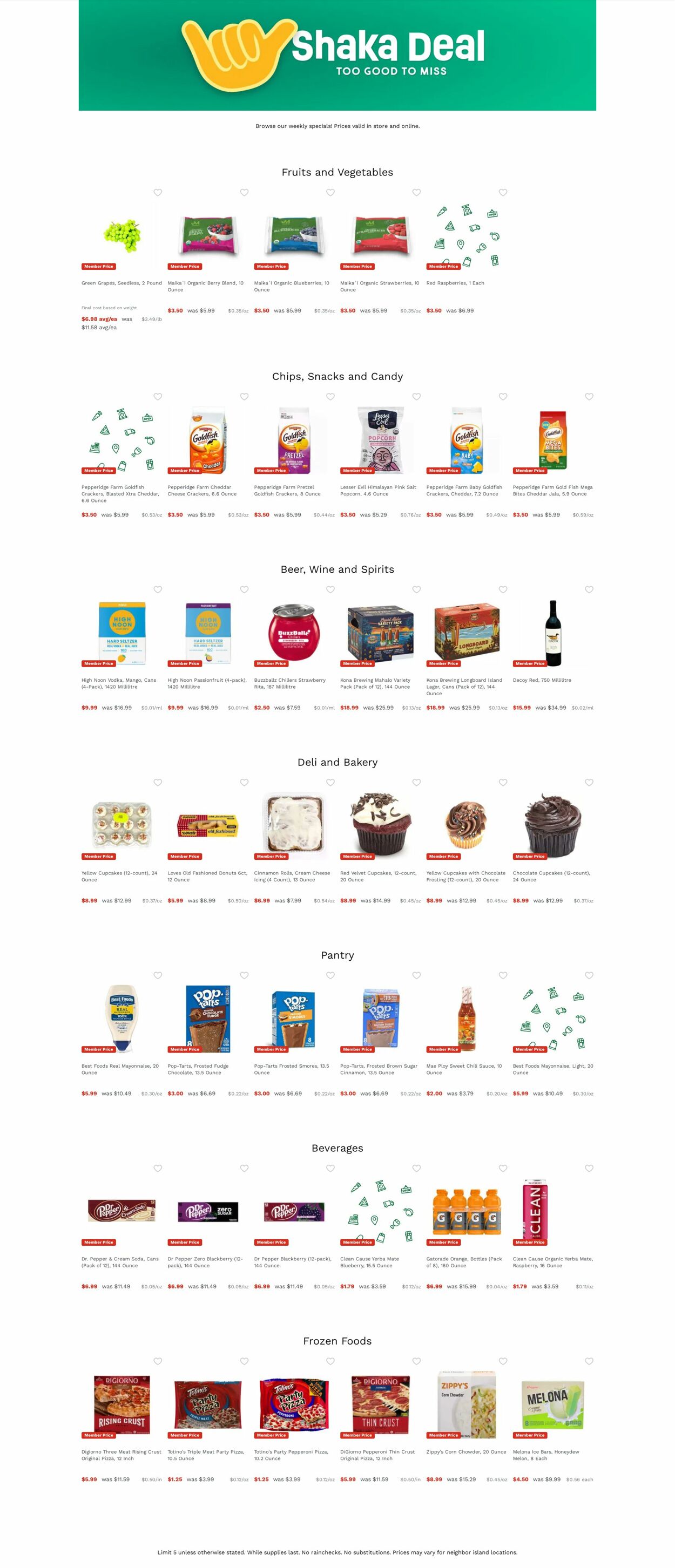 Weekly ad Foodland 10/06/2025 - 10/15/2025