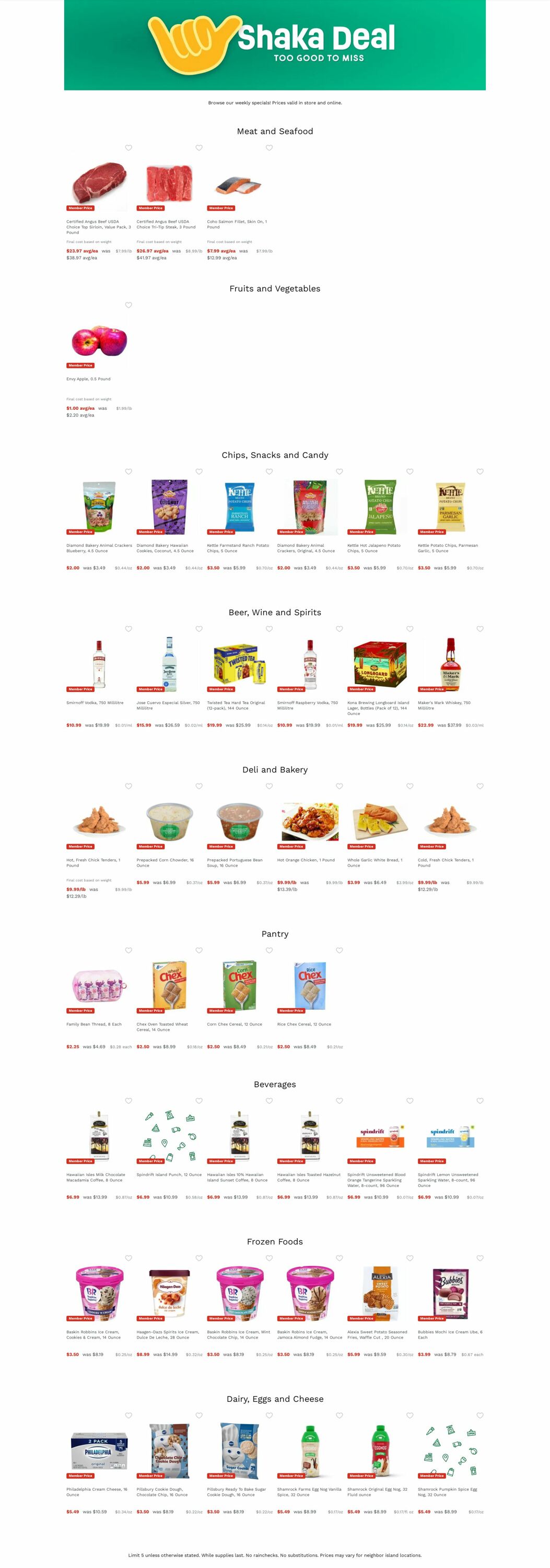 Weekly ad Foodland 12/15/2025 - 12/24/2025