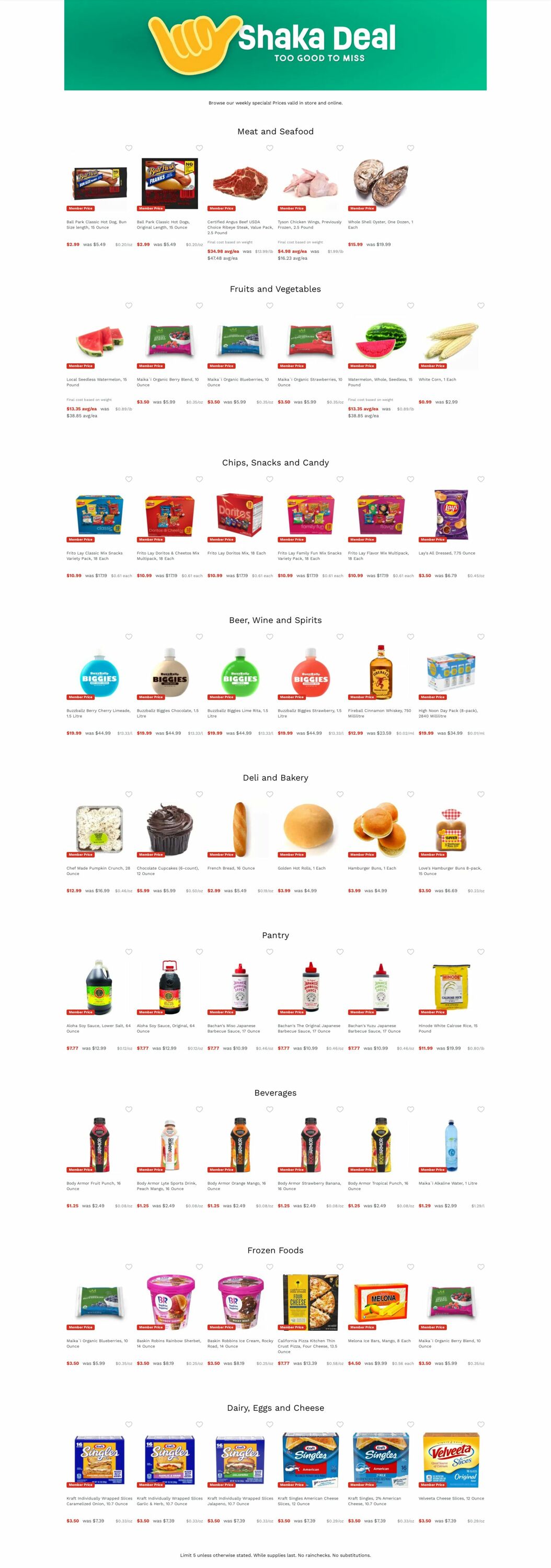Weekly ad Foodland 05/26/2025 - 06/04/2025