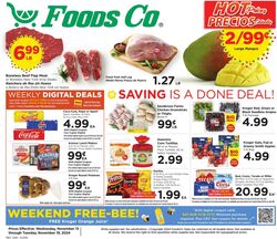 Weekly ad Foods Co 11/13/2024 - 11/19/2024