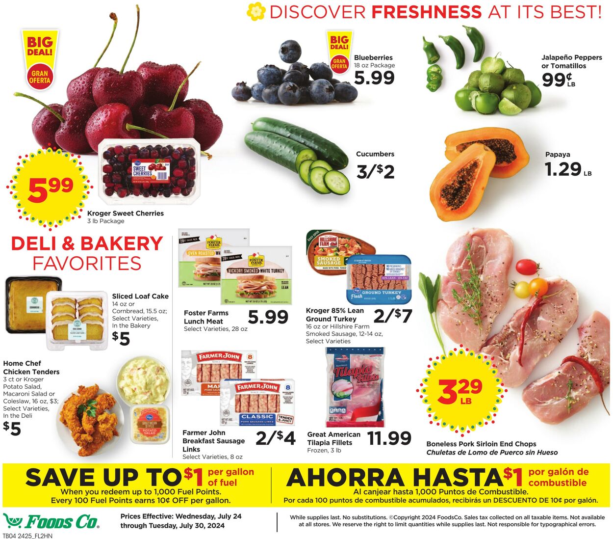 Weekly ad Foods Co 07/24/2024 - 07/30/2024