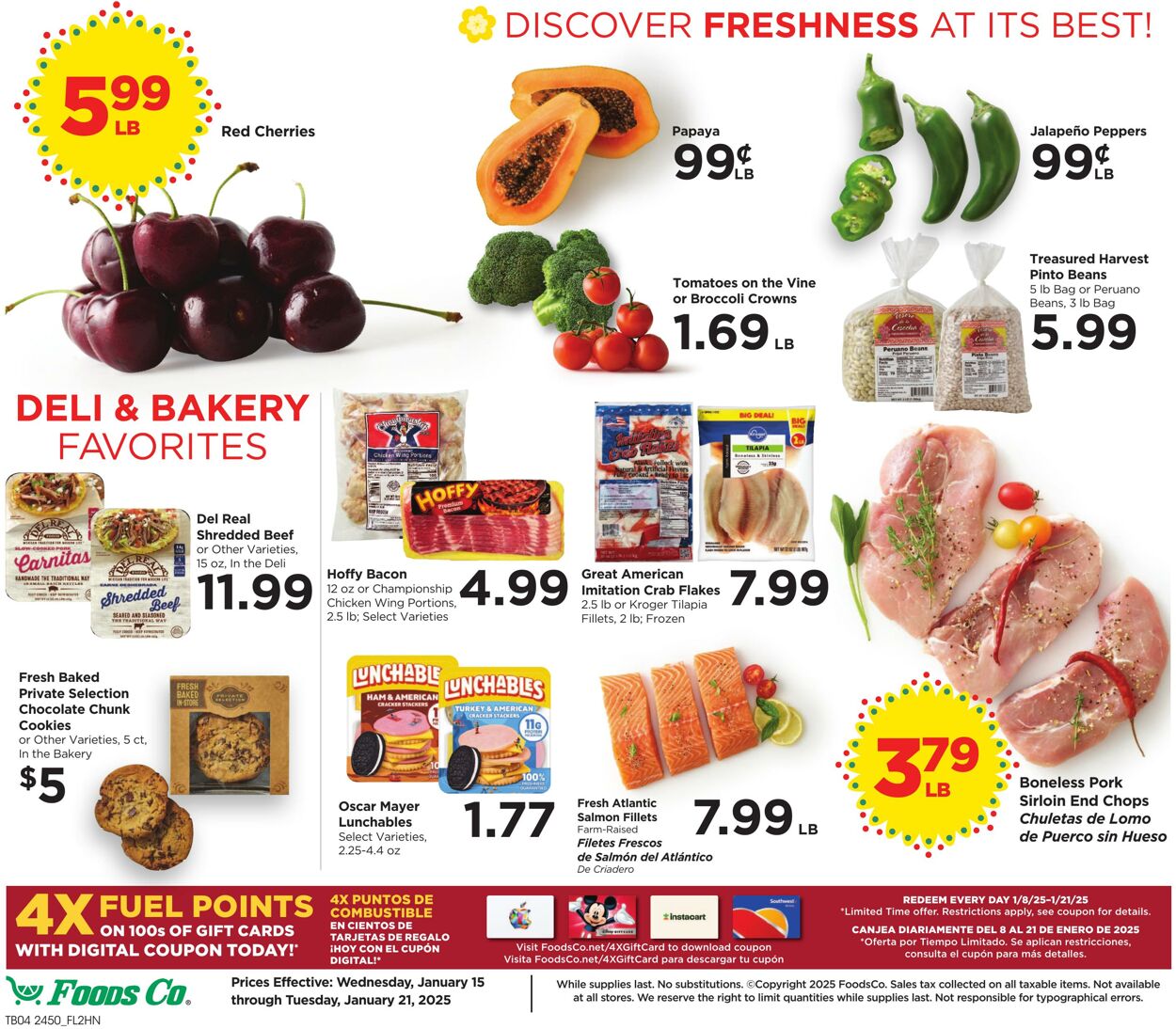 Weekly ad Foods Co 01/15/2025 - 01/21/2025