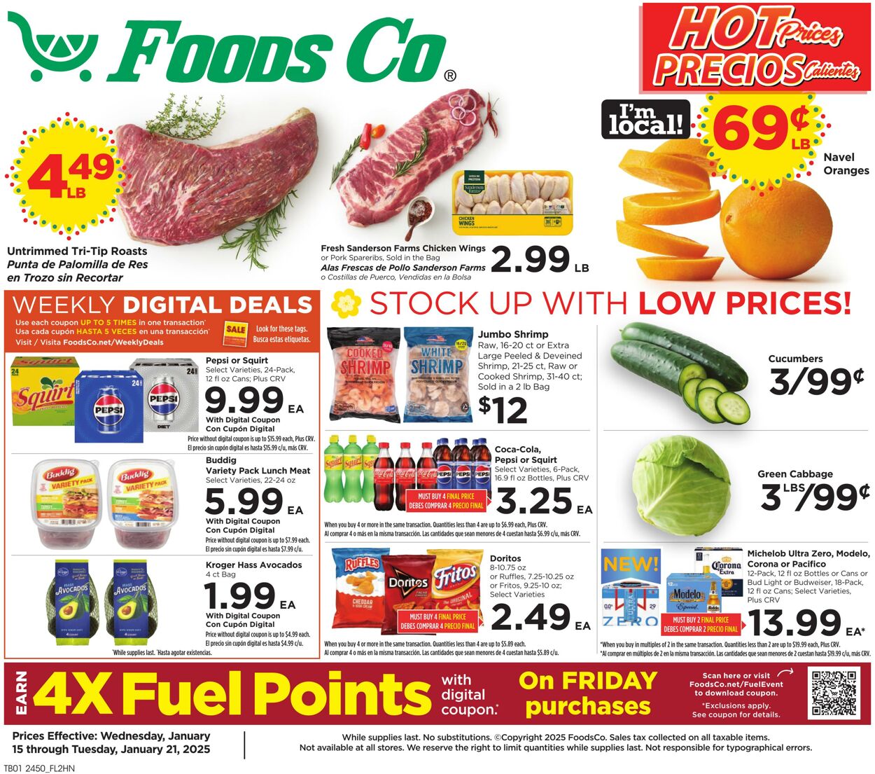 Weekly ad Foods Co 01/15/2025 - 01/21/2025