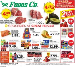 Weekly ad Foods Co 06/18/2025 - 06/24/2025