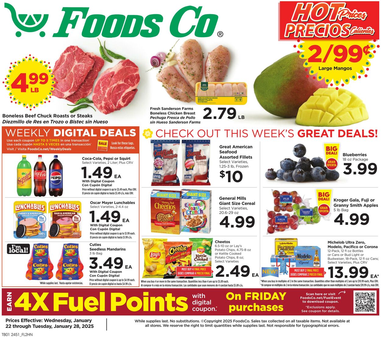 Weekly ad Foods Co 01/22/2025 - 01/28/2025