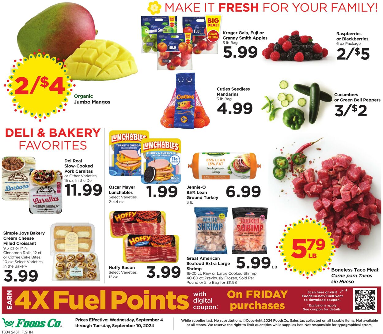 Weekly ad Foods Co 09/04/2024 - 09/10/2024