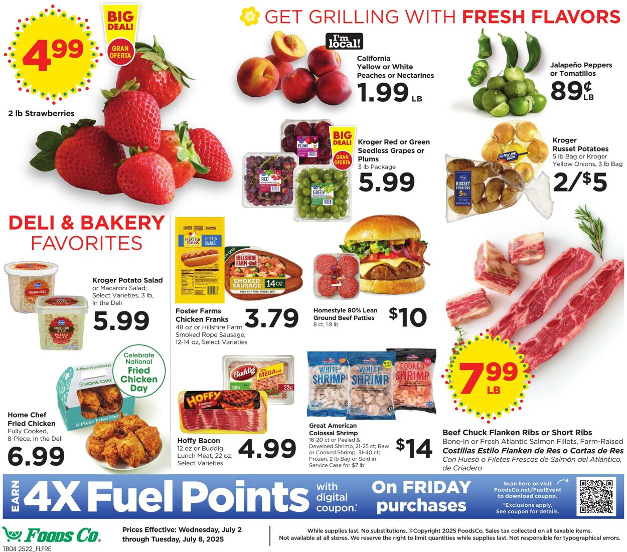 Weekly ad Foods Co 07/02/2025 - 07/08/2025