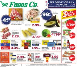 Weekly ad Foods Co 07/02/2025 - 07/08/2025