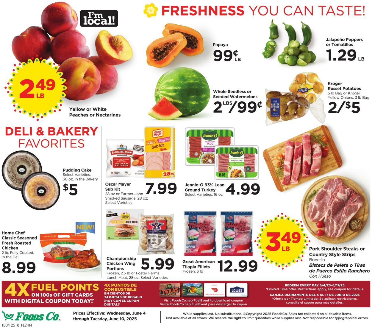 Weekly ad Foods Co 06/04/2025 - 06/10/2025