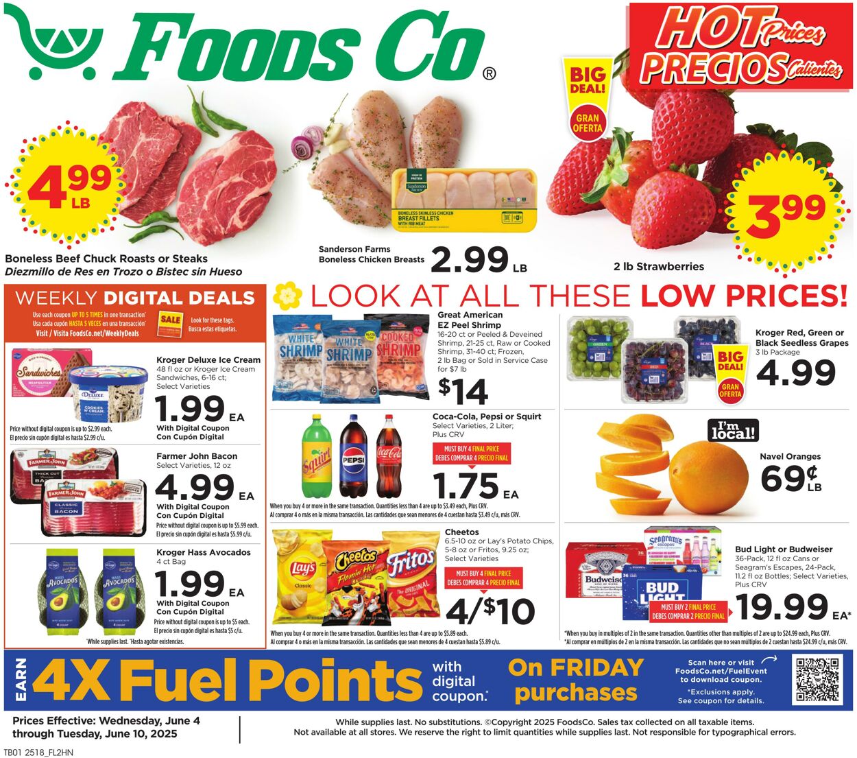 Weekly ad Foods Co 06/04/2025 - 06/10/2025