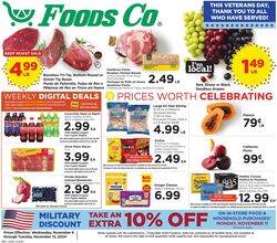 Weekly ad Foods Co 10/30/2024 - 11/05/2024